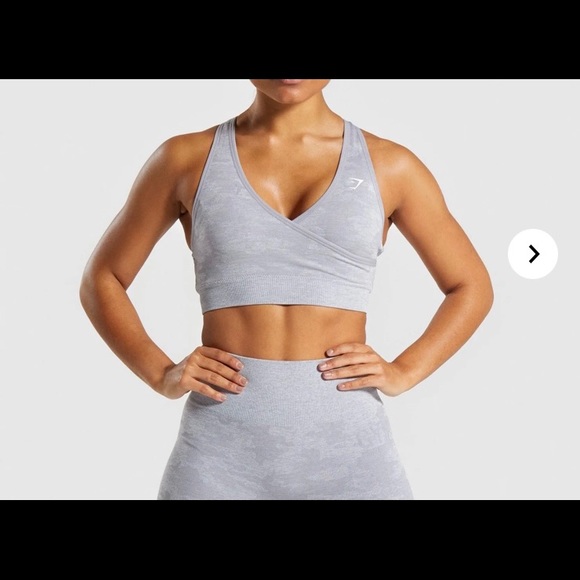 Gymshark Other - Gymshark Gray Camo Sports Bra
